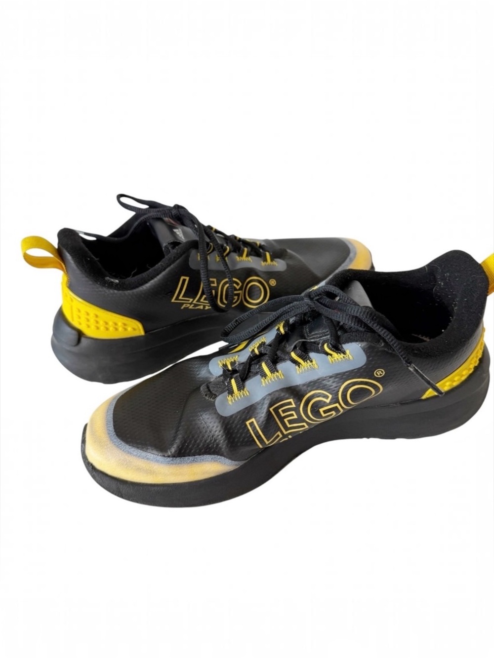 Adidas x Lego Racer TR Kids Unisex GX1994 Black Yellow Sneakers Size 6.5 Women 8